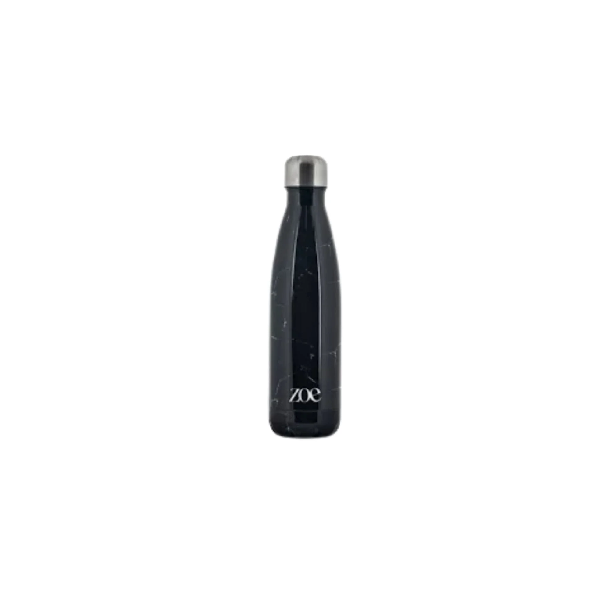 ZOE Stainless Steel Insulated Water bottiglia in acciaio inox per l’acqua colore nero 500 ml