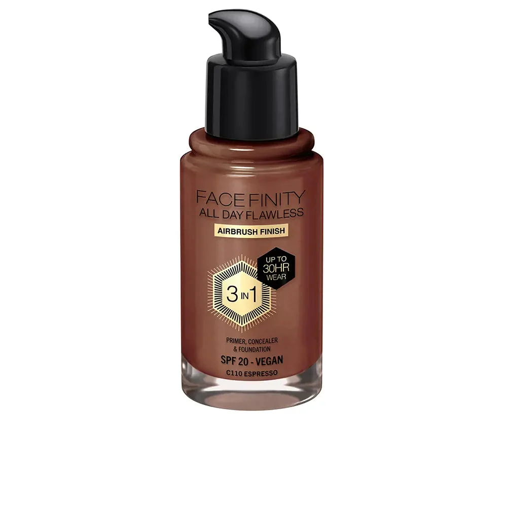 Max Factor Facefinity All Day Flawless 3 In 1 Fondotinta C110-Espresso 30ml