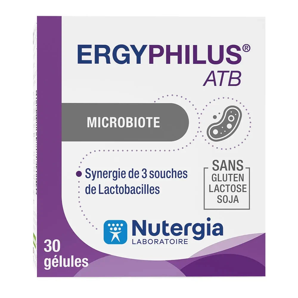 Nutergia Ergyphilus Microbiota Atb 30 Capsule