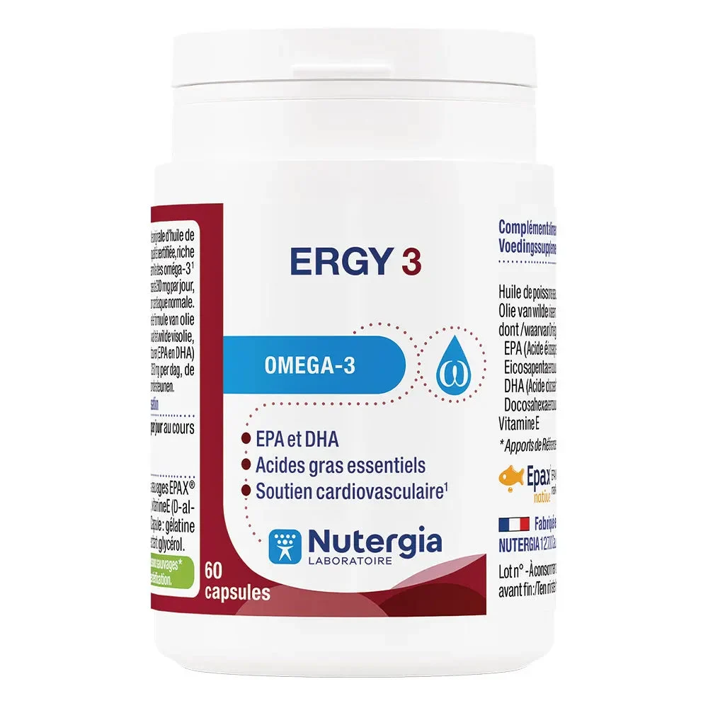 Nutergia Ergy 3 Omega 3 60 Capsule