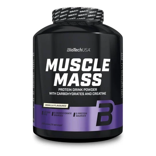 BioTech USA Muscle Mass Vainilla 4000g