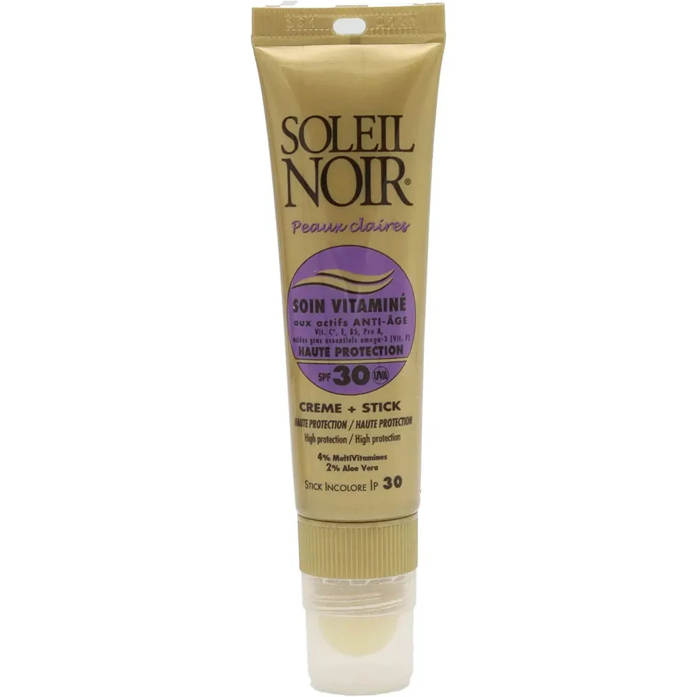 Soleil Noir N°42 Trattamento Vitamina Crema + Stick Alta Protezione Spf30 20 ml