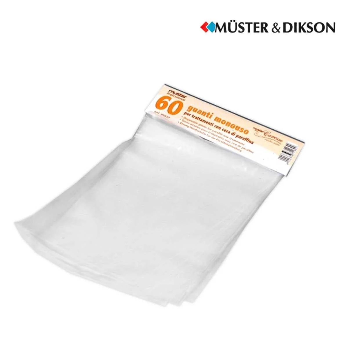 Muster Muster sacchetti monouso x mani tratt. paraffina in conf.60 pz.