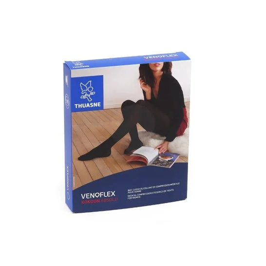 Thuasne Venoflex Kokoon Absolu 2 Bas Cuisse Donna Nero Taglia 1N 1 Paio