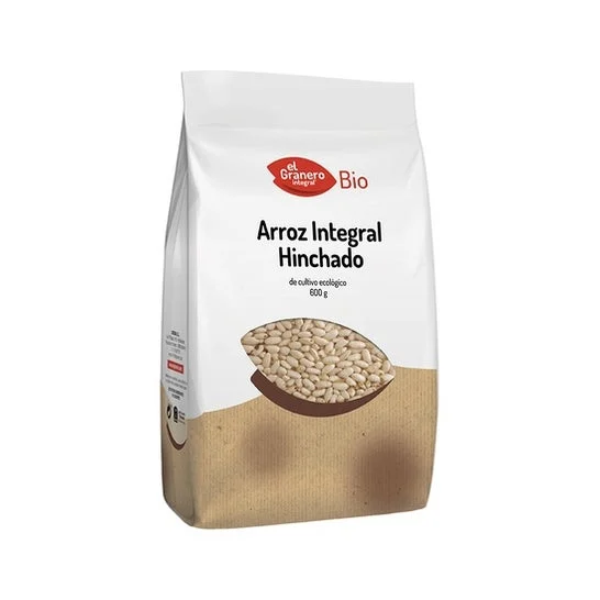 El Granero Arroz Integral Hinchado Bio 600g