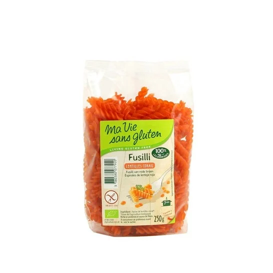 Ma Vie Sans Gluten Fusilli di Lenticchia Rossa Bio 250g