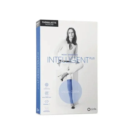 Farmalastic Intelligent+ Gambaletto Normale Marino T2 1 Paio