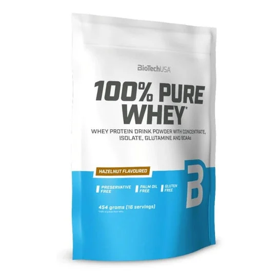 BioTech USA 100% Pure Whey Avellana 454g