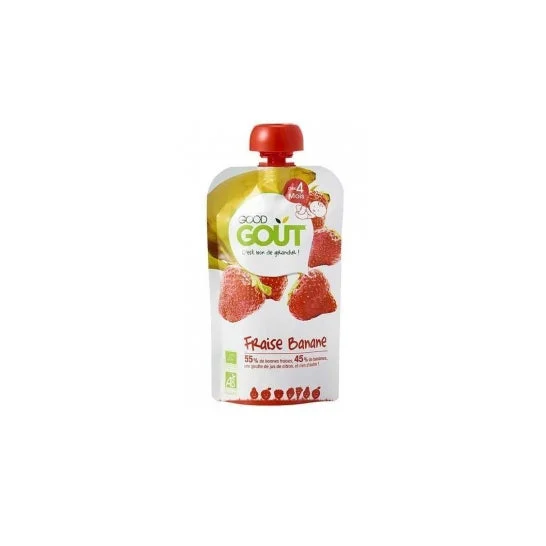 Buona frutta pura in 6 mesi fragola e banana 120g
