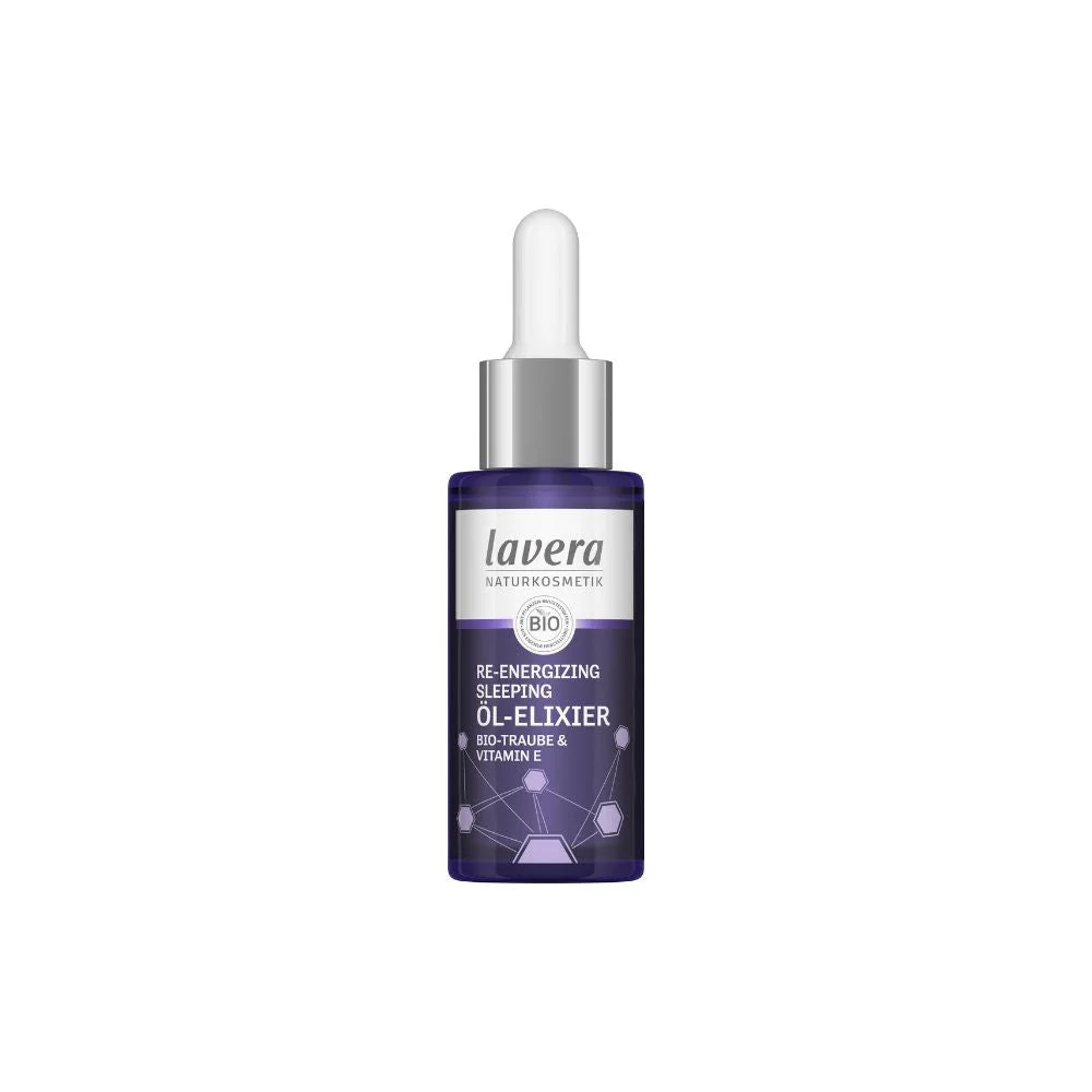 Lavera Re-energizzante Sleeping Elisir Oleoso Notte, 30 ml