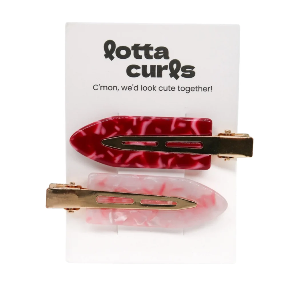 Lotta curls Styling clip per capelli, fiore di ciliegio