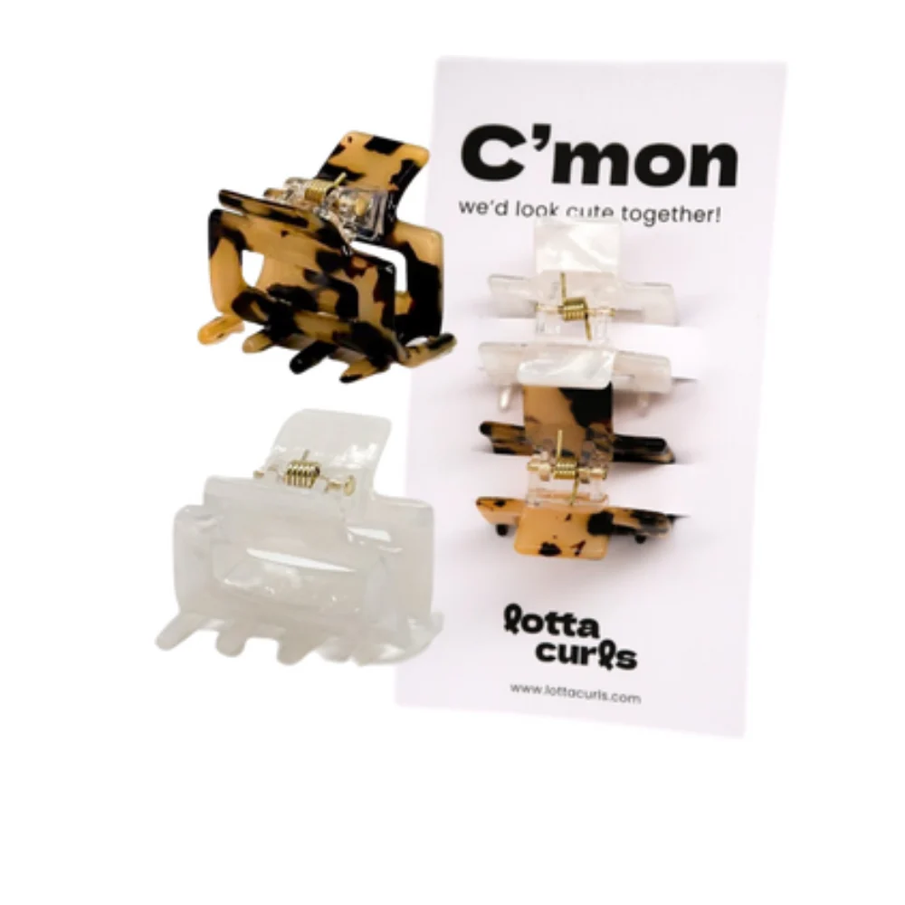 Lotta curls Mollette per Capelli, Set di 2