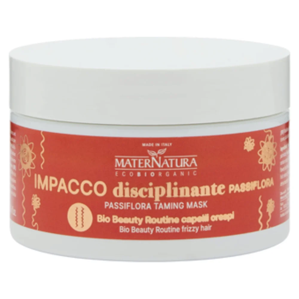 Maternatura Impacco Disciplinante Capelli Crespi alla Passiflora, da 200 ml