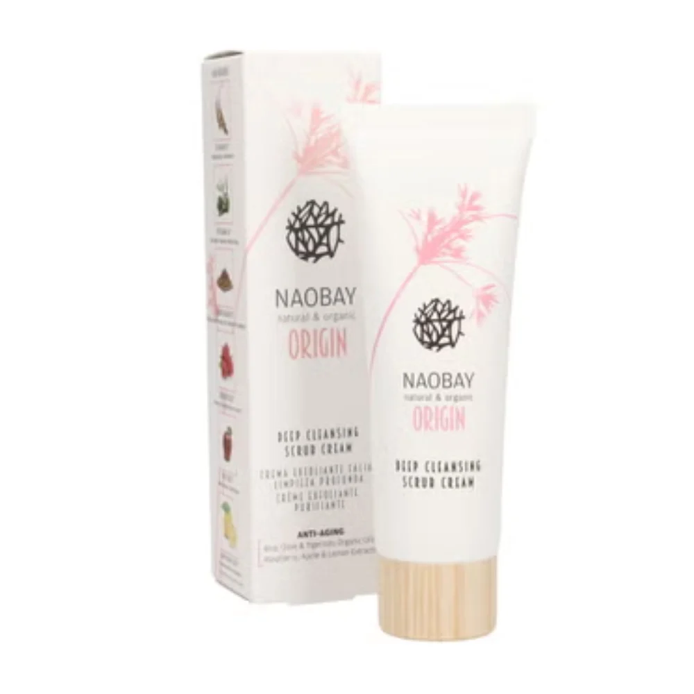 Naobay Crema Scrub Detergente Profondo ORIGIN, 75 ml