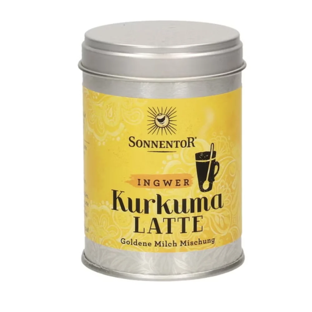Sonnentor Curcuma Vaniglia per Latte Bio, Lattina, 60 g
