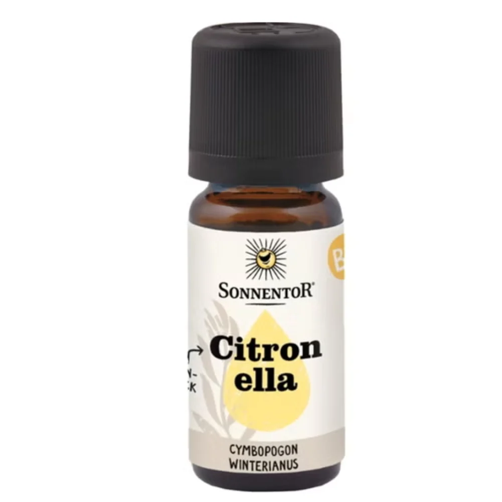 Sonnentor Olio Essenziale di Citronella Bio, 10 ml