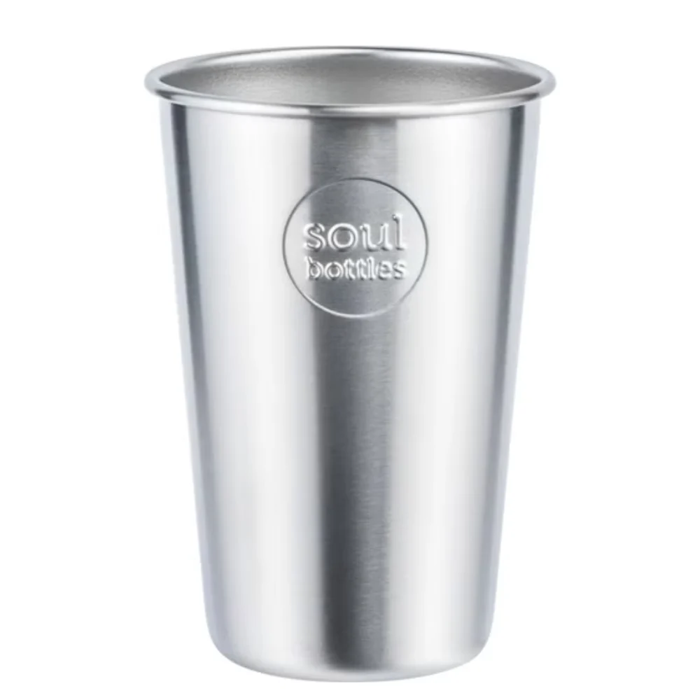Soulbottle Soulcup Steel, Capacità 0,4 l Bicchiere ecologico in acciaio colorato!