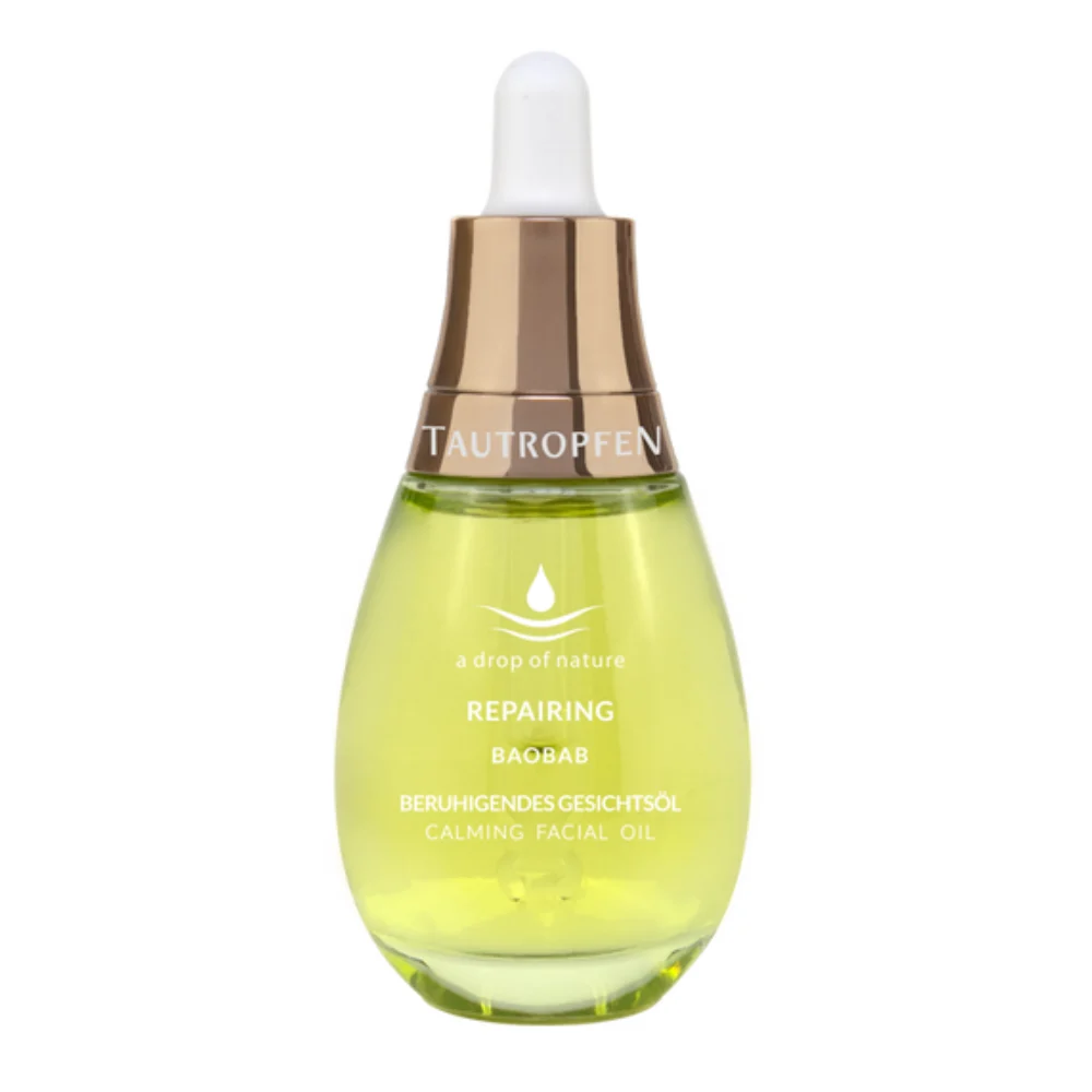Tautropfen Olio Viso Lenitivo al Baobab, da 15 ml