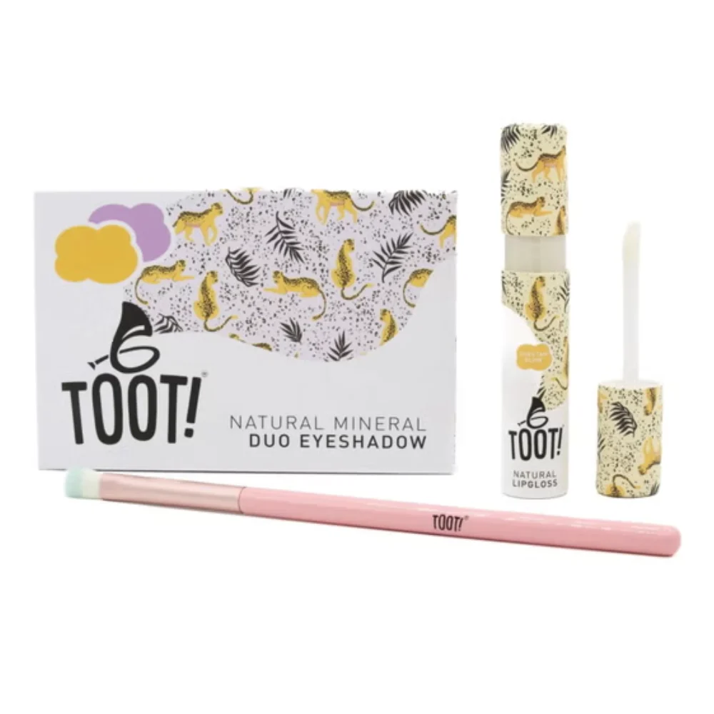 Toot! Cheetah Box Set ombretti e lucidalabbra splendenti