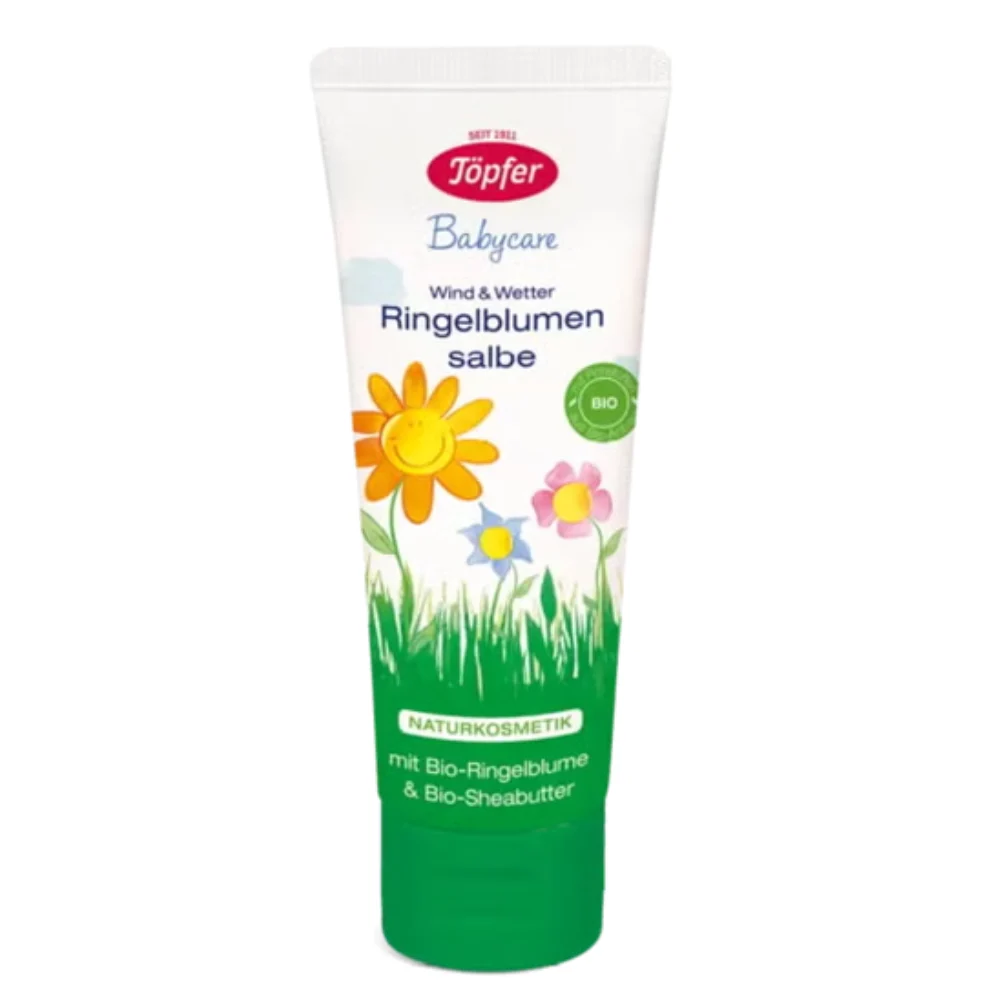 Töpfer Babycare - Unguento Protettivo alla Calendula per Bambini, 75 ml