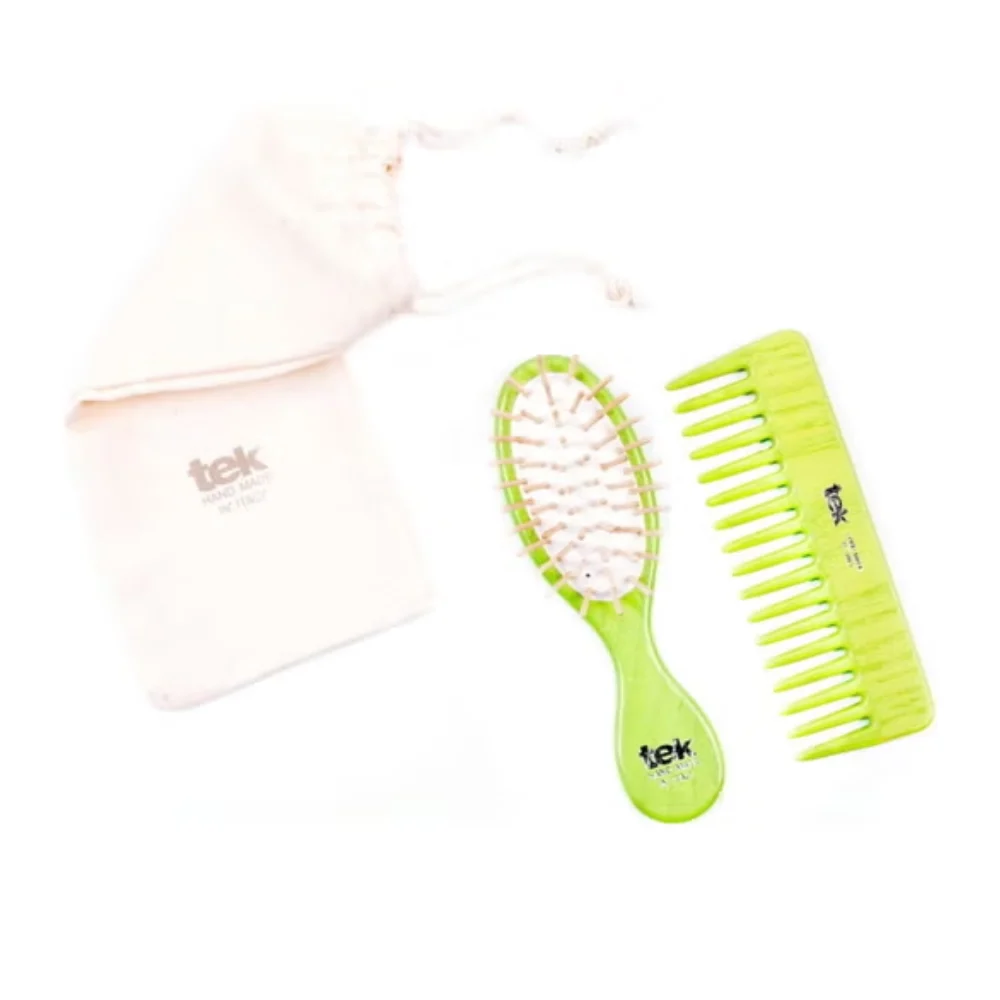 Tek Kit da Borsetta con Custodia in Cotone, Limone