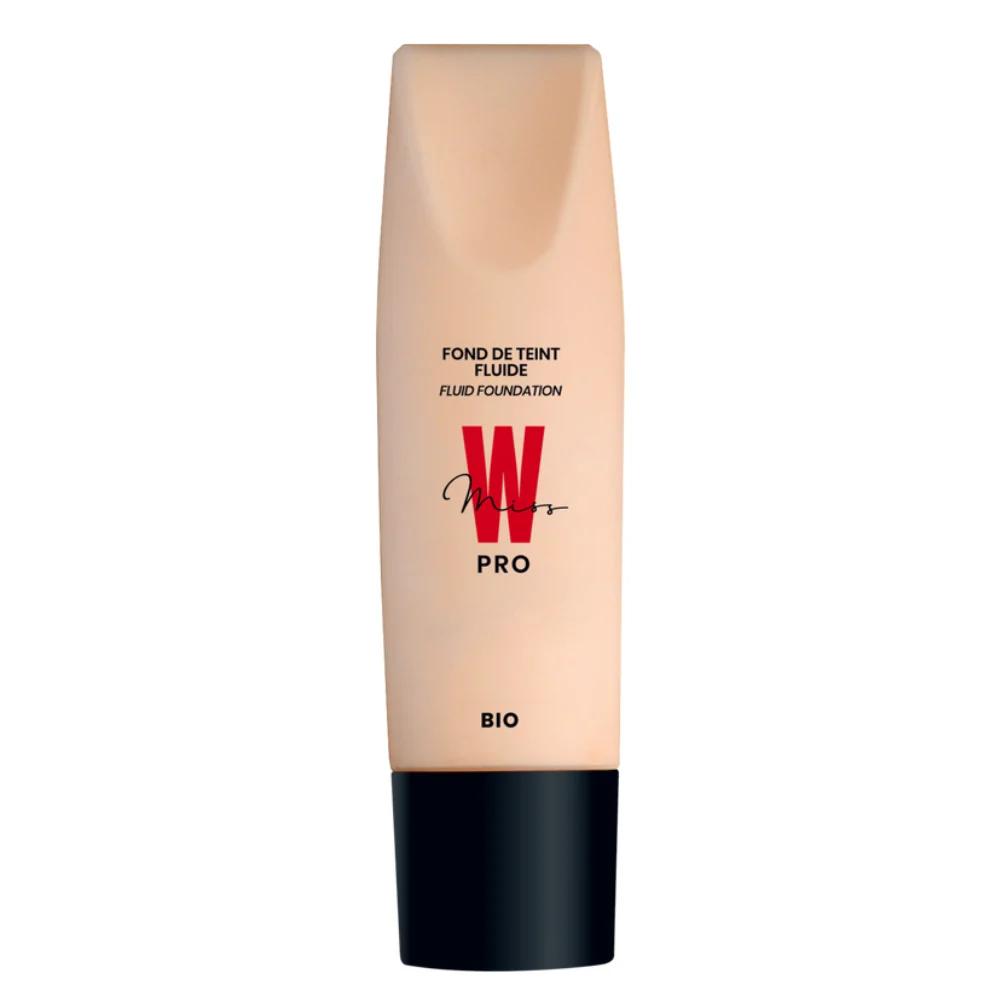 Miss w pro Fluido Fondotinta, 01 Light Beige (35 ml)