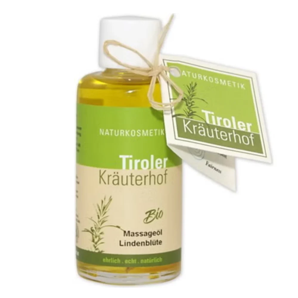 Tiroler kräuterhof Olio da Massaggio Bio al Tiglio, 100 ml