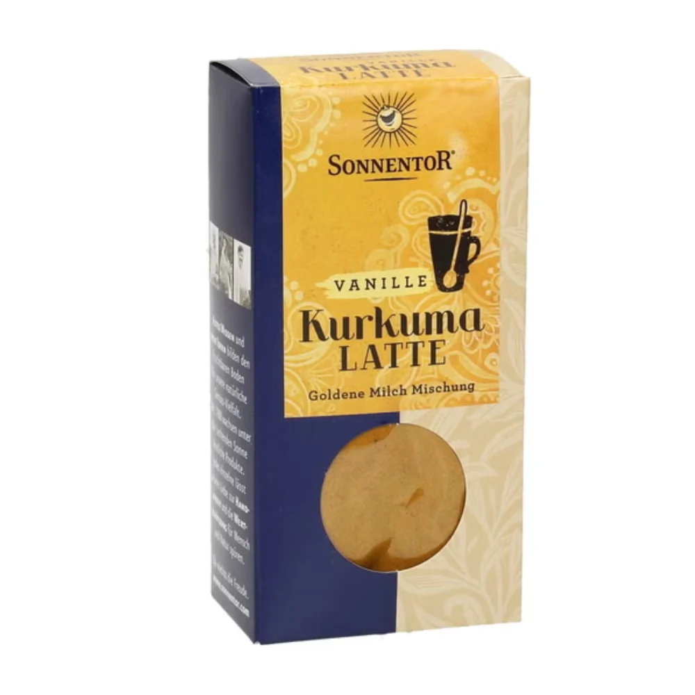 Sonnentor Curcuma Vaniglia per Latte Bio, Confezione, 60 g