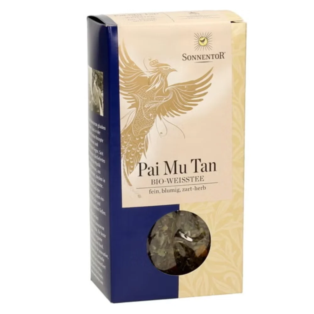 Sonnentor Tè Bianco Pai Mu Tan Sfuso 40 g