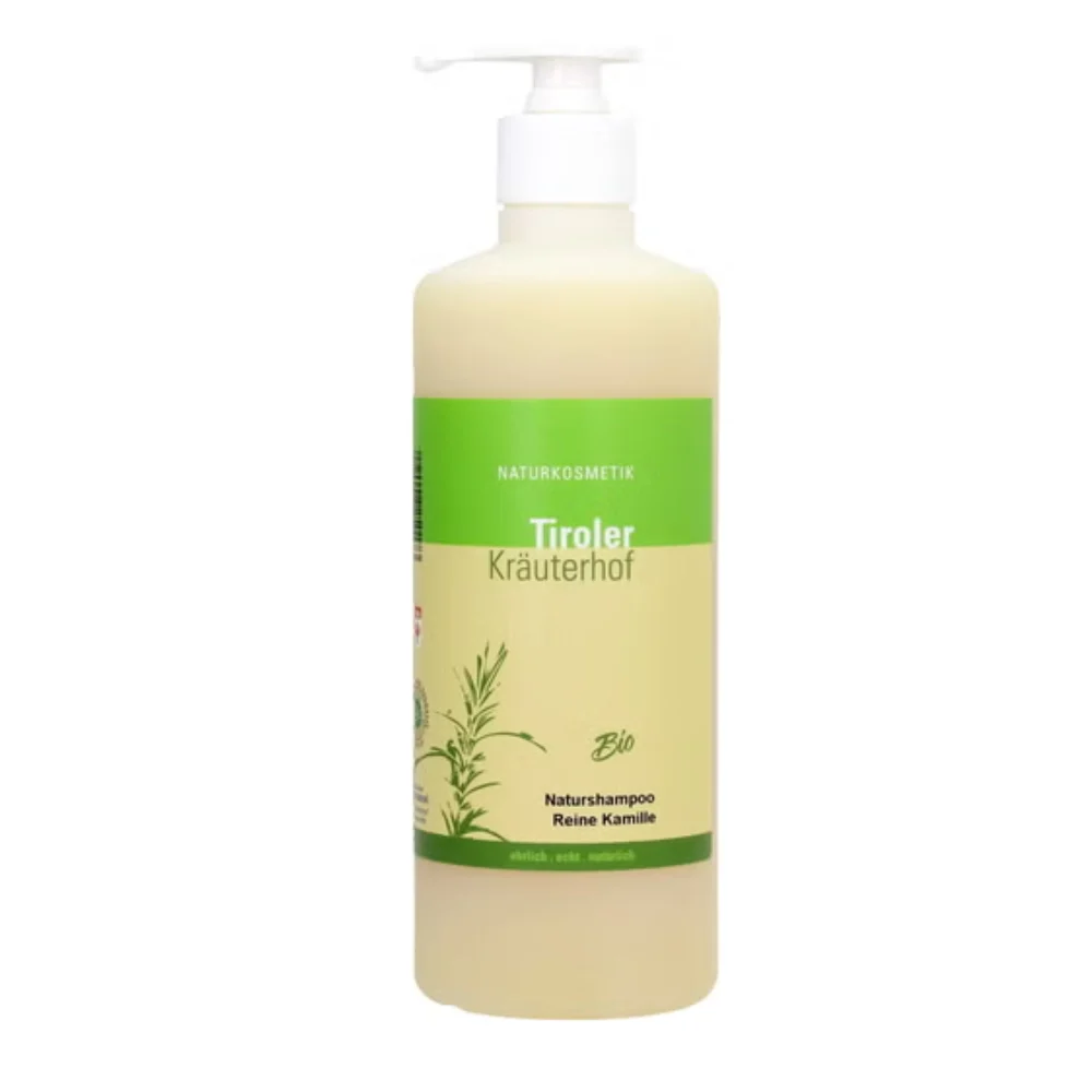 Tiroler kräuterhof Shampoo Bio alla Camomilla, 490 ml
