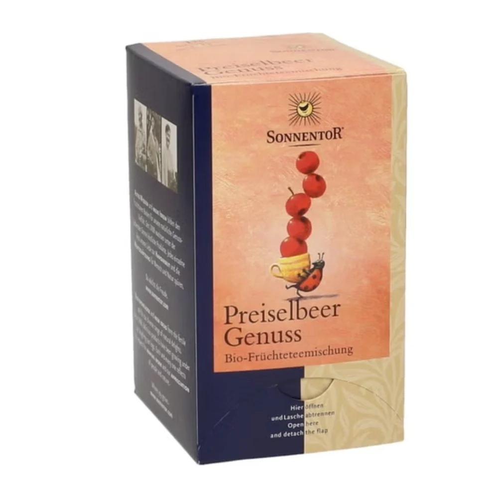 Sonnentor Tisana Cranberry Golosa, 18 bustine, 50,4 g (50,40 g)