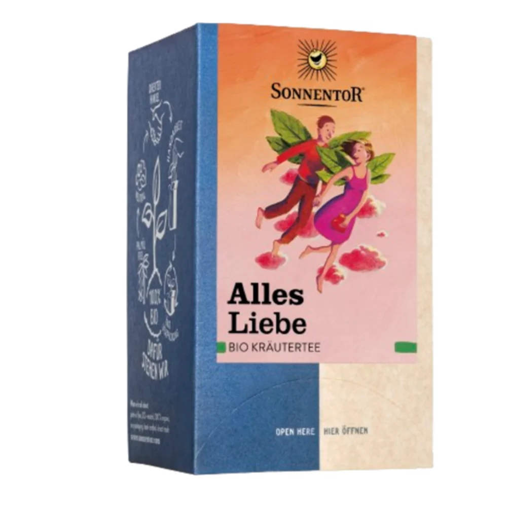 Sonnentor Tè dell'Amore, Bustine, 18 pezzi (27 g)