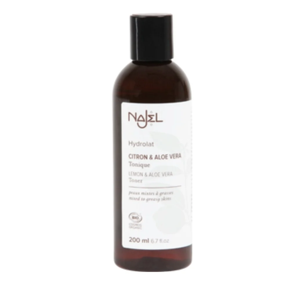 Najel Idrolato di Limone Bio e Aloe Vera Bio, da 200 ml