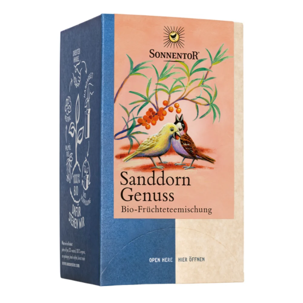 Sonnentor Tisana all'Olivello Spinoso, Bustine, 18 pezzi (54 g)