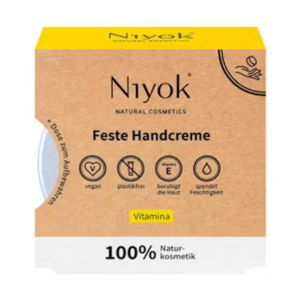 Niyok Crema Mani Solida alla Vitamina E, 50 g