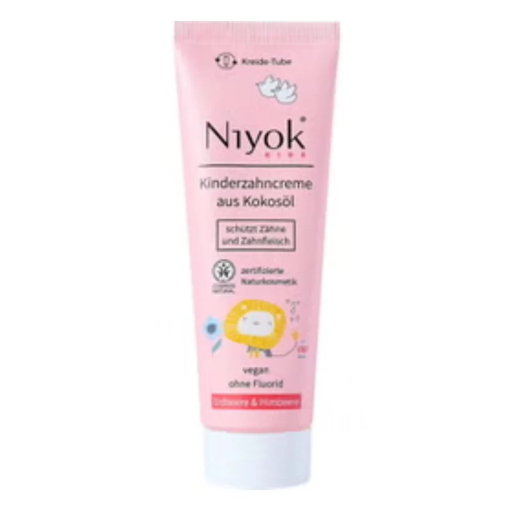 Niyok Dentifricio per Bambini Fragola & Lampone, 75 ml