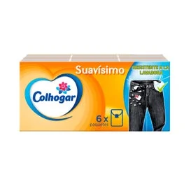 Colhogar Pack Fazzoletti Suavisimo Biancos 4 Strati 6 Unità