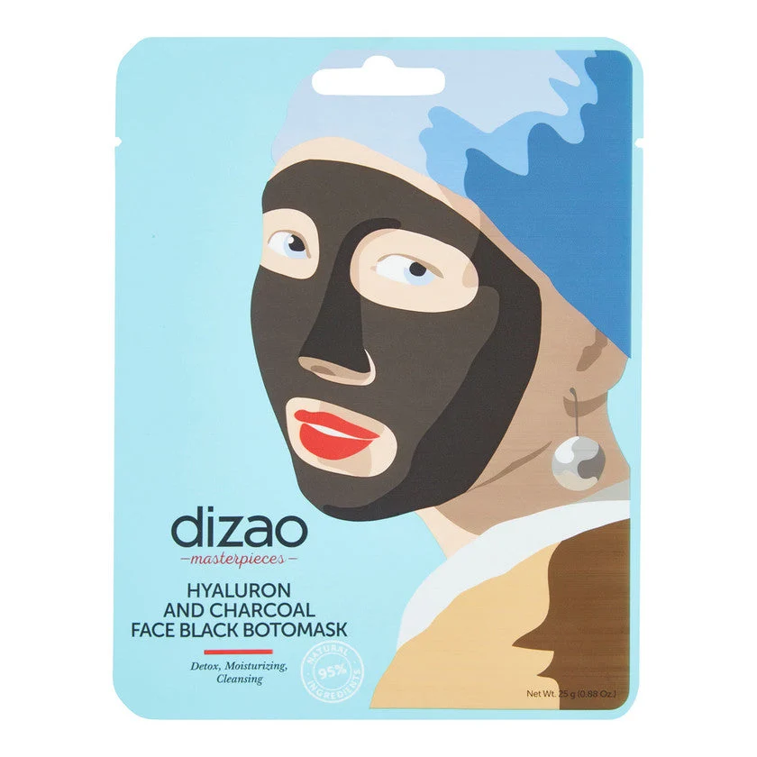 Dizao Hyaluron And Charcoal Face Black Botomask 25 G 1 unità