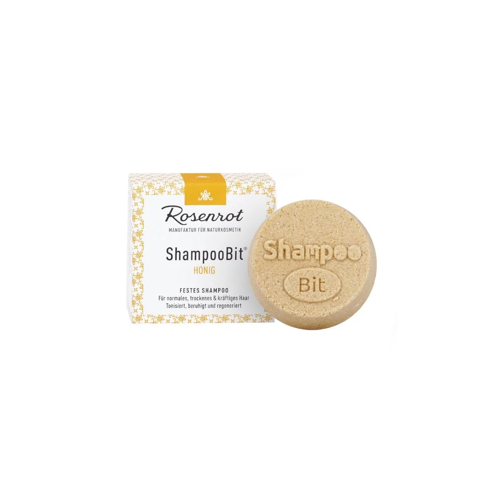 Rosenrot ShampooBit® Shampoo Solido al Miele, 60 g