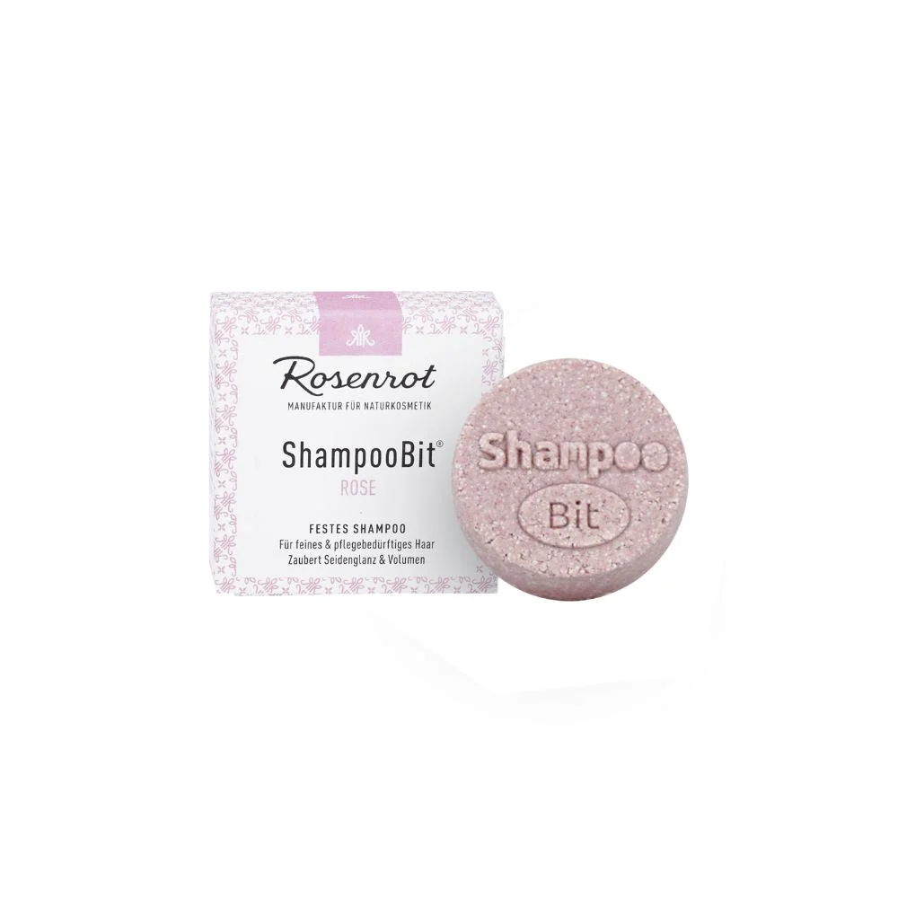 Rosenrot ShampooBit® Shampoo Solido alla Rosa, 60 g