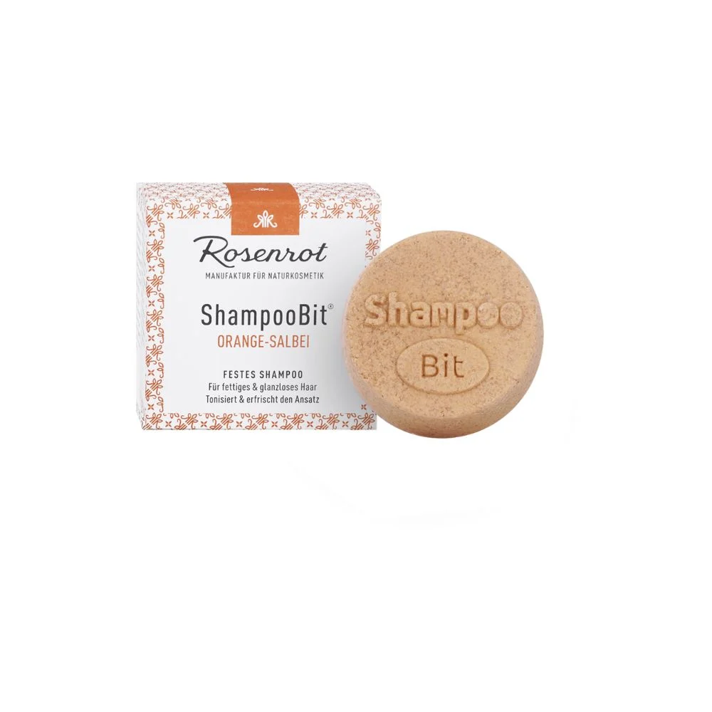 Rosenrot ShampooBit® Shampoo Solido Arancia e Salvia, 60 g