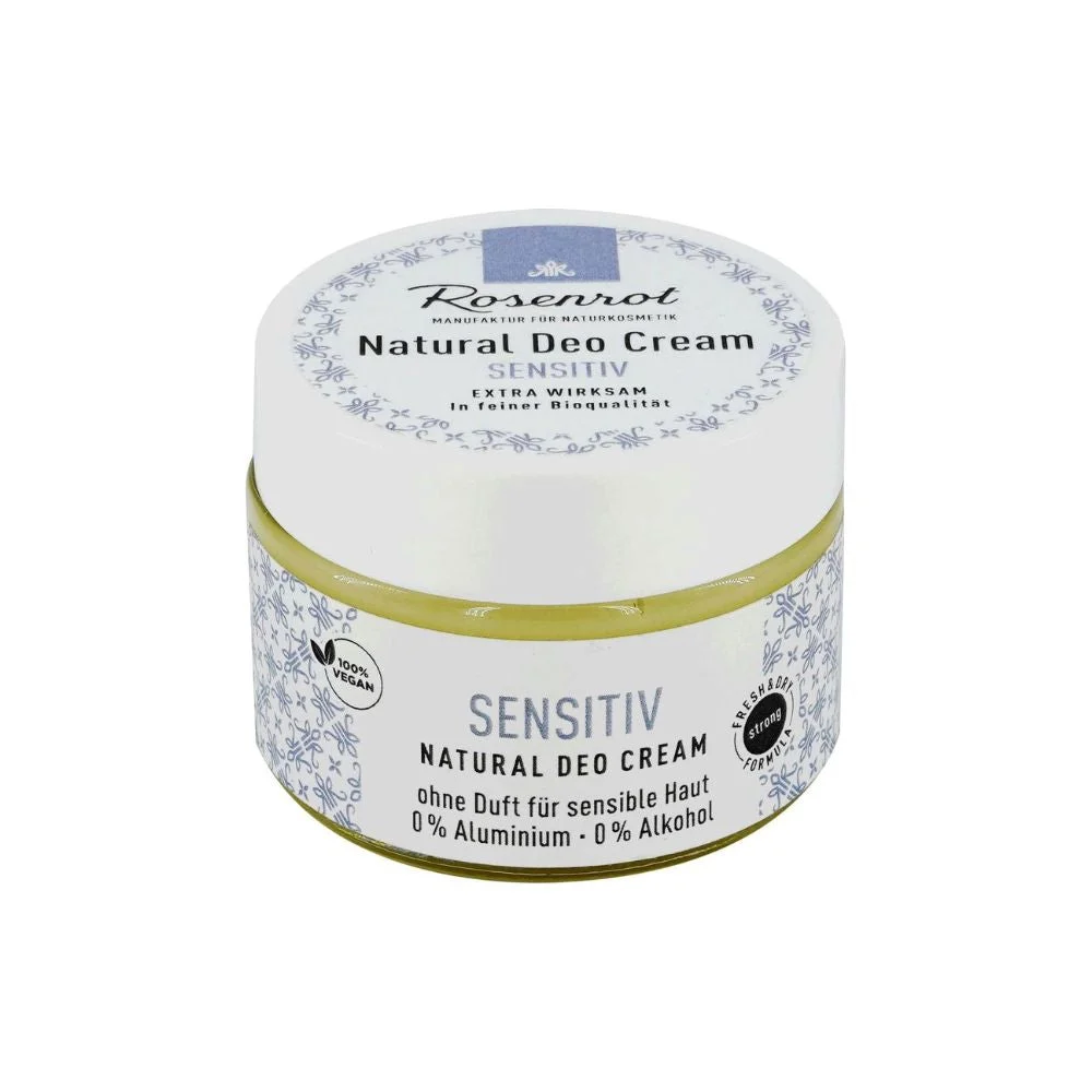 Rosenrot Deodorante in Crema, Sensitiv (50 g)