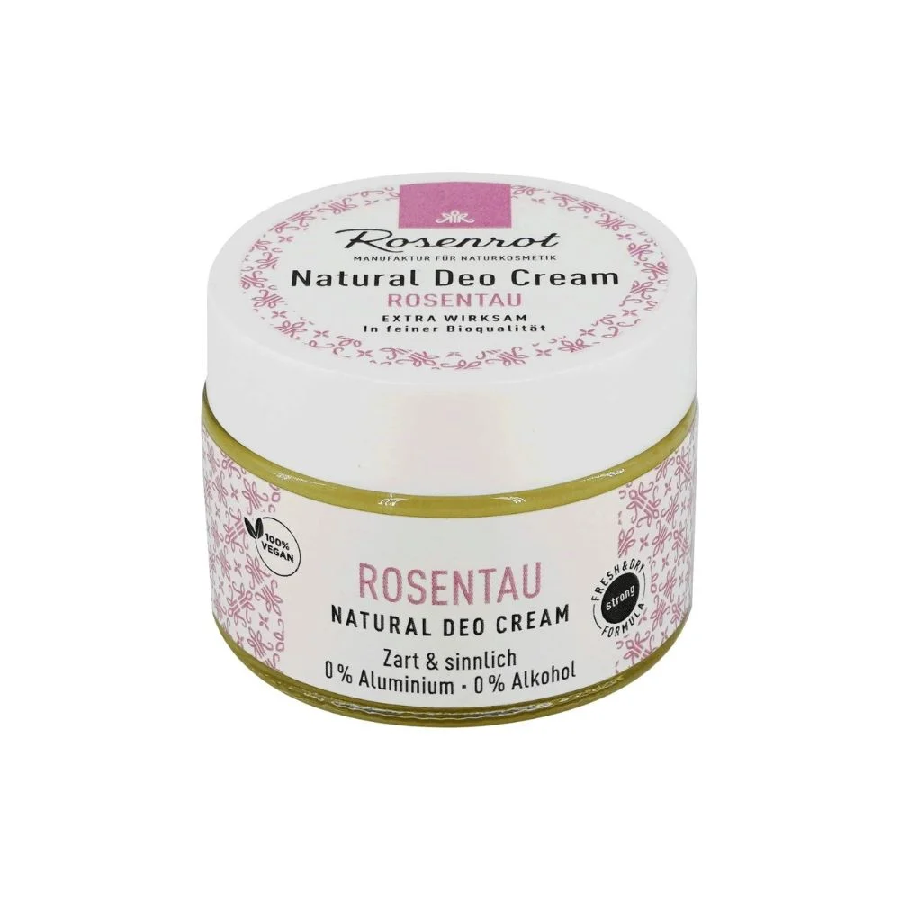 Rosenrot Deodorante in Crema, Rugiada di rosa (50 g)