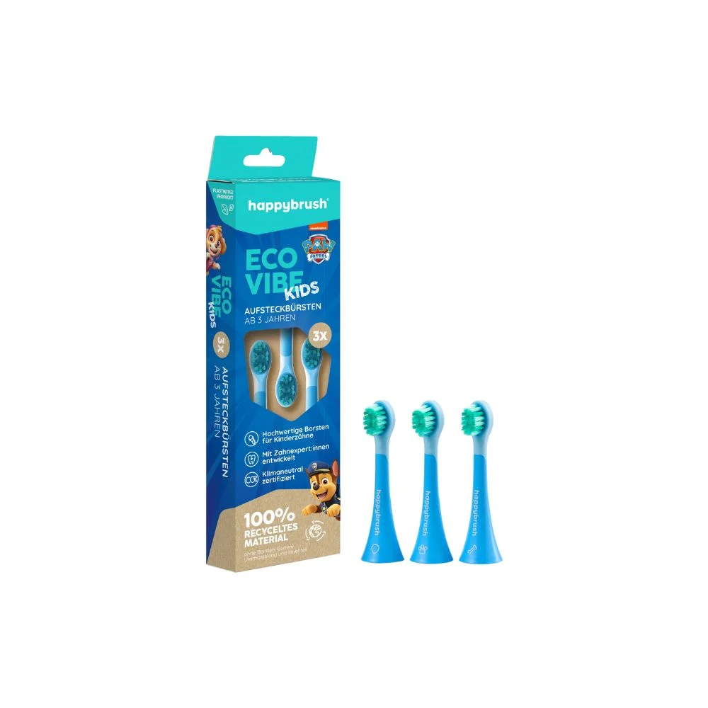 happybrush Eco VIBE bambini - Testine Paw Patrol