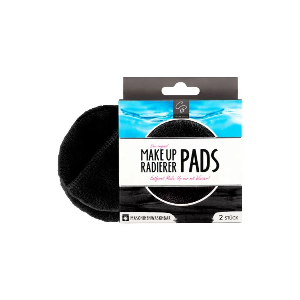 Make up radierer Pad Detergenti Eco-Edizione - 2 Pezzi, nero