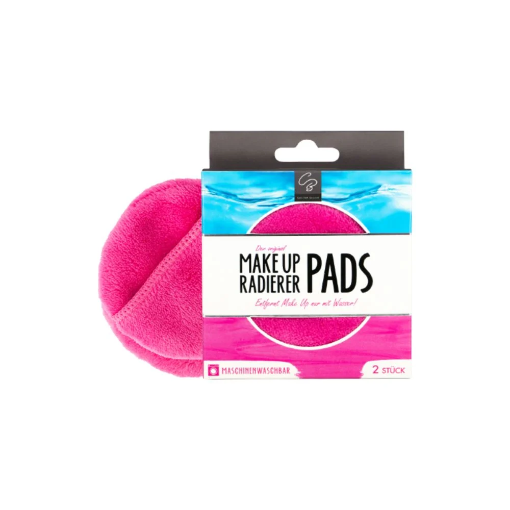 Make up radierer Pad Detergenti Eco-Edizione - 2 Pezzi, rosa