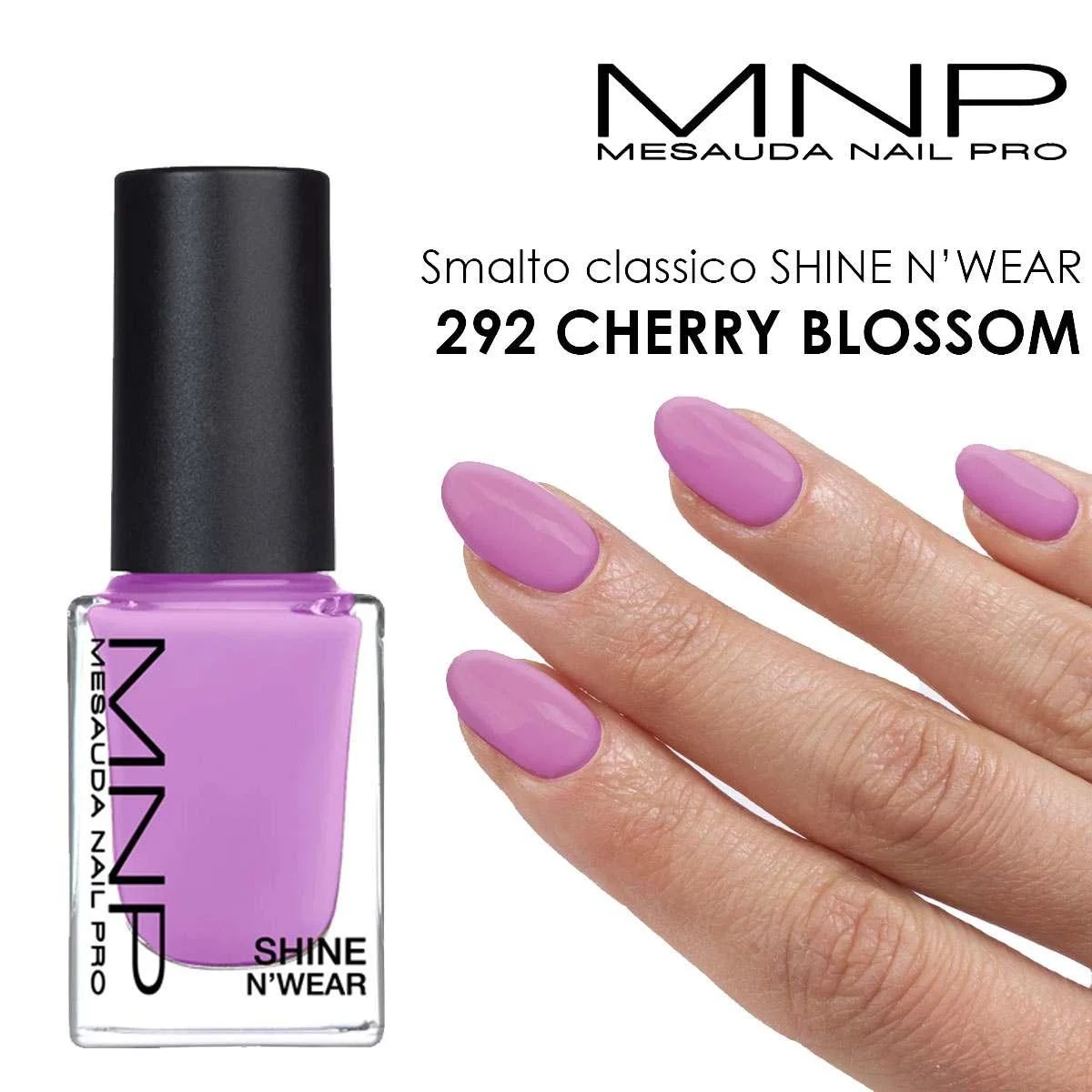 Mnp smalto clas shine n'wear292 fiori di ciliegio