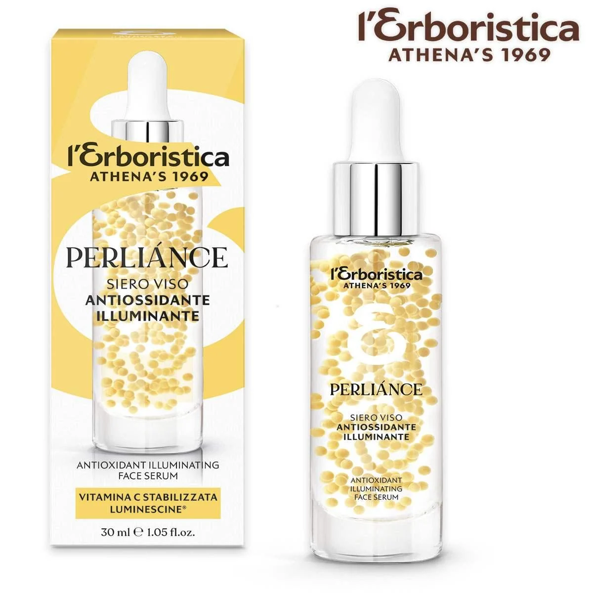 L'erboristica perliance siero viso vitamina c& luminescine 30ml