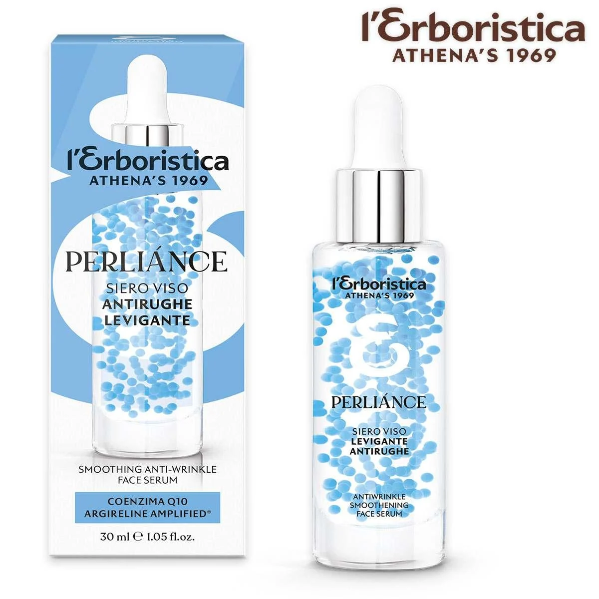 L'erboristica perliance siero viso enzimaq10&argireline 30ml