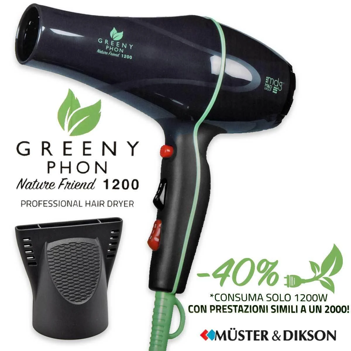 Muster phon verde nature friend